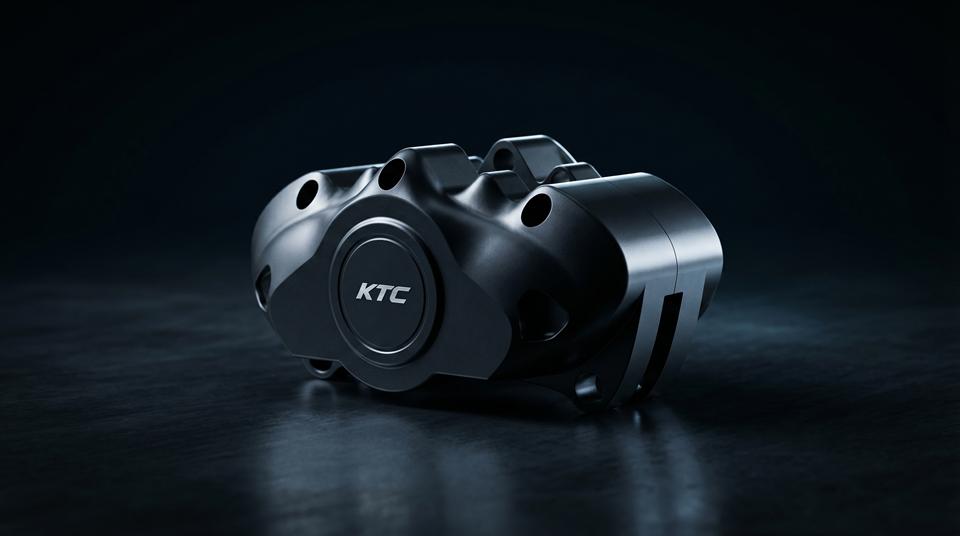 3D wireframe mesh of a complex mechanical part showing polygonal density and curvature flow